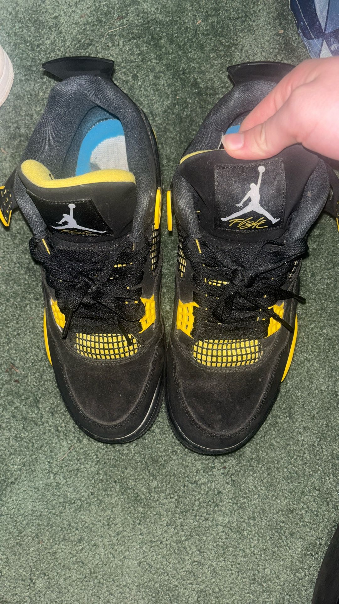 Yellow lightning jordan 4s