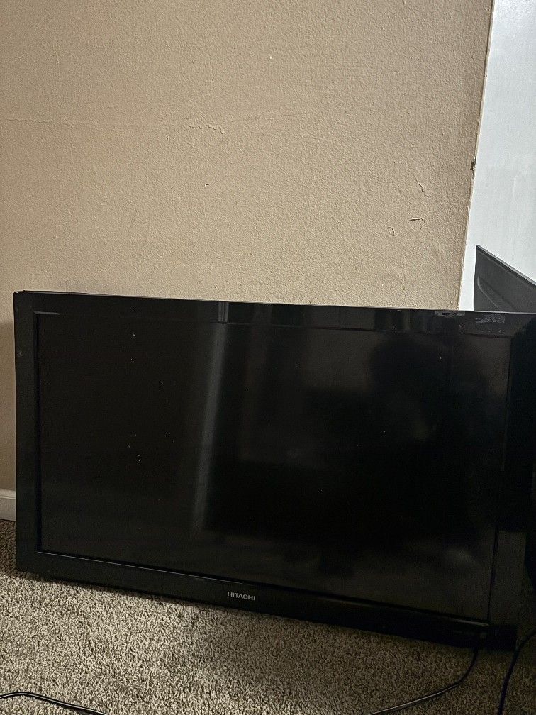 Black 45" Hitachi Tv