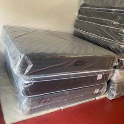 King Size Mattress Beautyrest Black C-Class, 12” Extra Firm - Factory-Sealed in Plastic, Same-Day Pickup & Delivery Available.