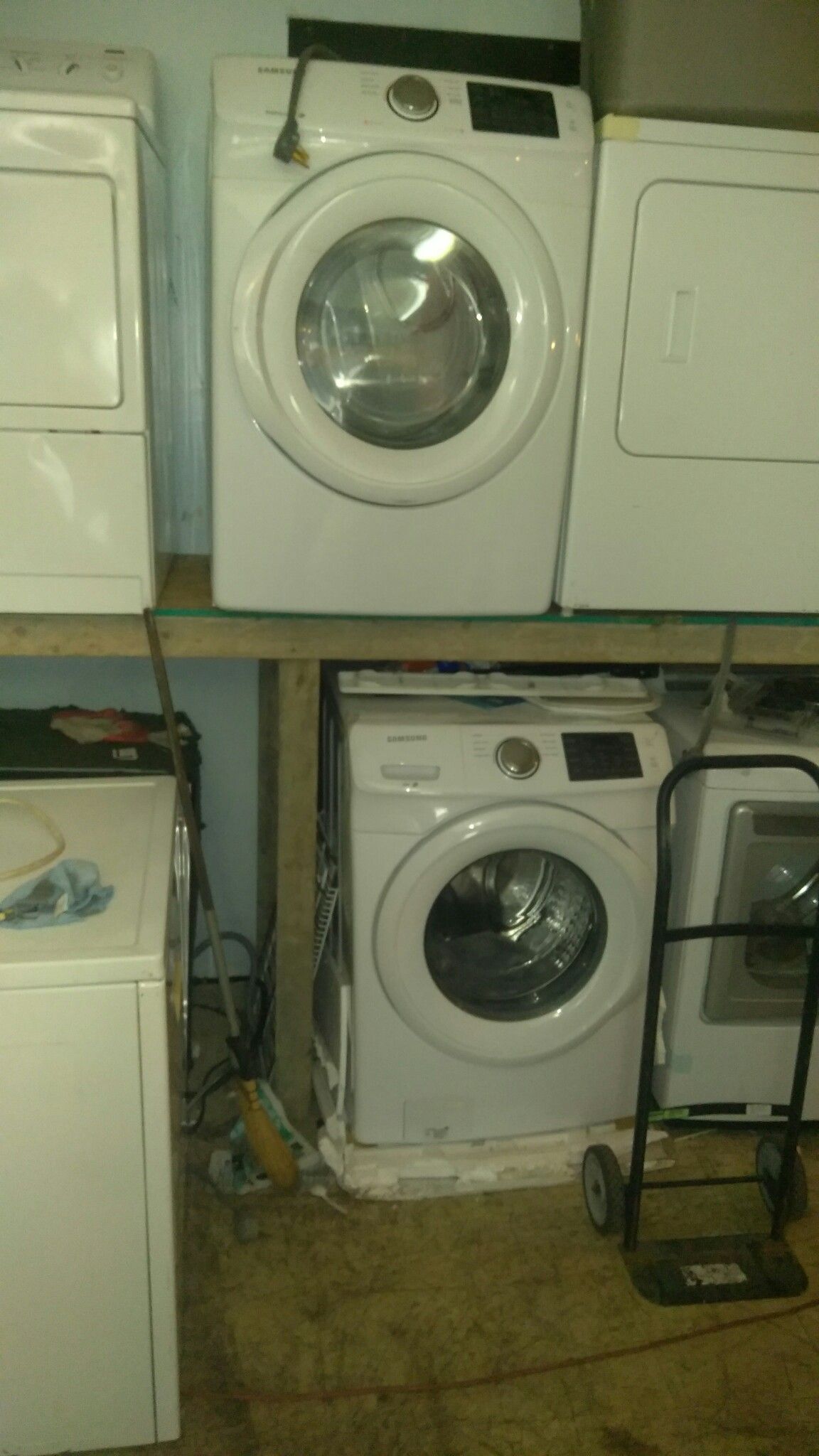 Samsung front loader washer and dryer set