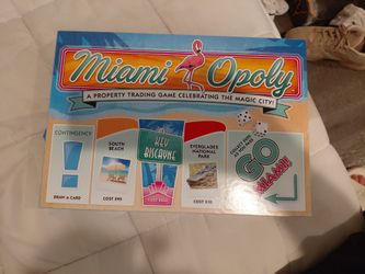 Miami-Opoly Property Trading Board Game