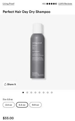Living Proof Perfect Hair Day Dry Shampoo