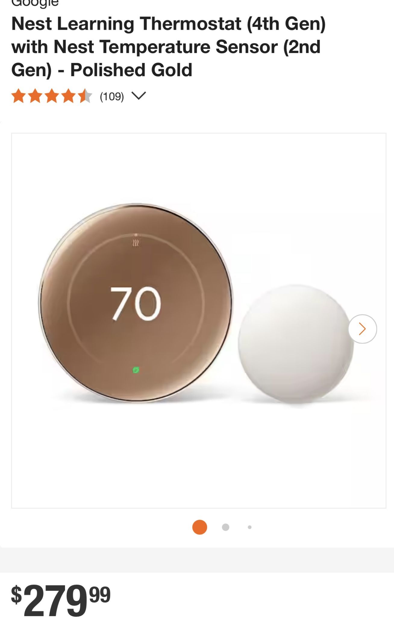 Thermostat Google Nest