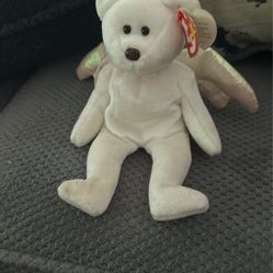 Halo beanie baby original with brown nose(RARE)