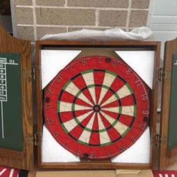 Marlboro Country Dart Board Dartboard Cabinet. ALAD New in box
