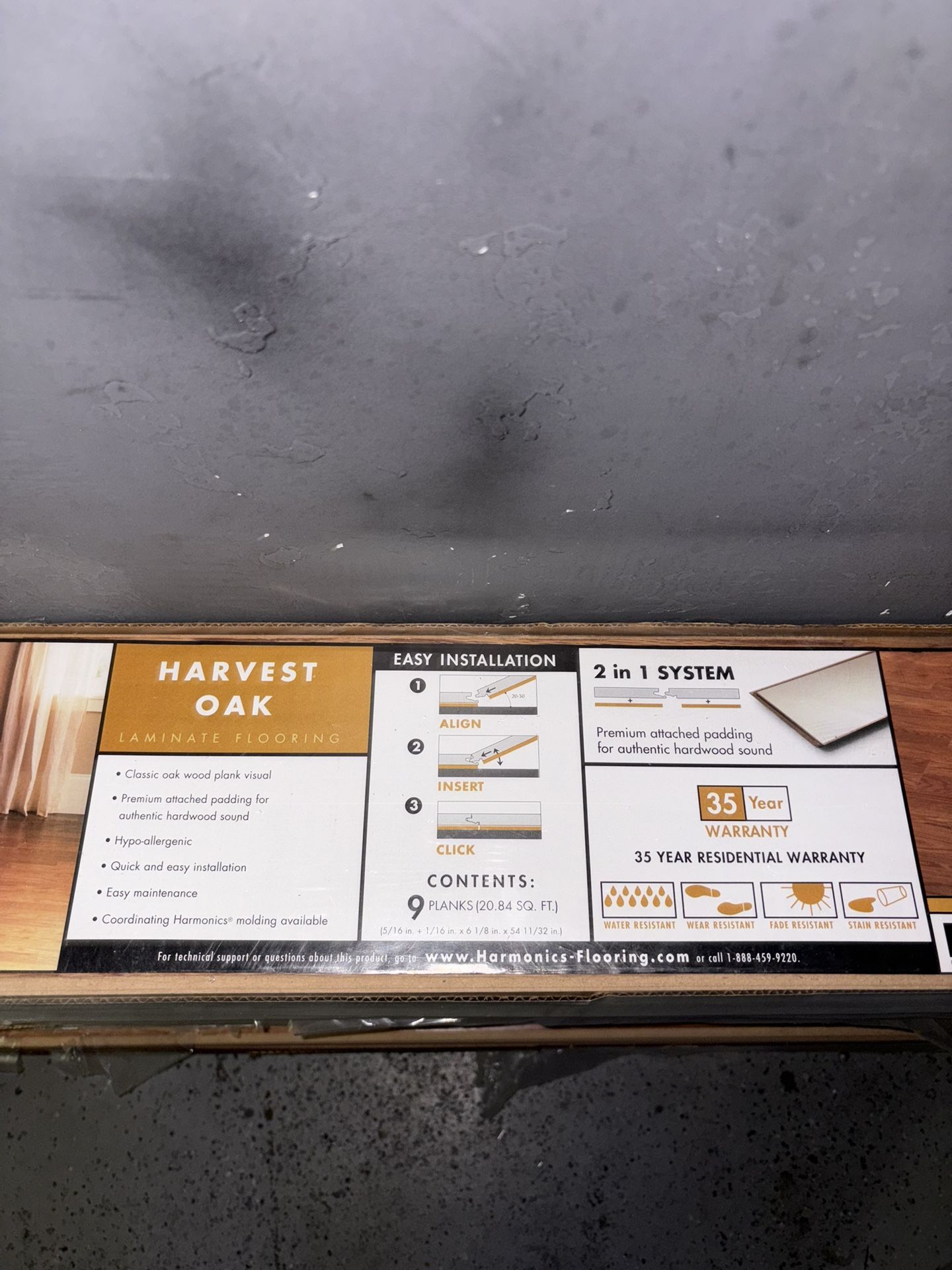 Harvest Oak Laminate Wood 