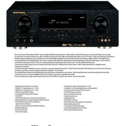 Marantz Receiver With All Accessories 