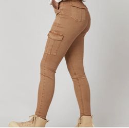 SPANX Stretch Twill Ankle Cargo Pant (M) - Retail $128