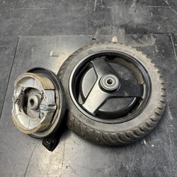 Honda Motocompacto Rear Wheel And Brake Assembly