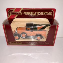 Matchbox Models of Yesteryear Y7 - 1930 Model A Wreck Truck - Barlow Motors