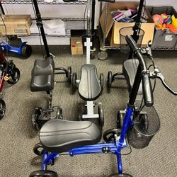 Steerable Knee Walker Scooter. Several Available