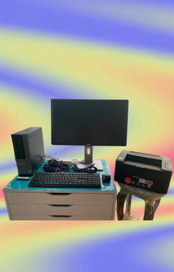 Personal Computer System w Printer