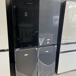 Samsung Bespoke Flex Refrigerator With Beverage Center In Black