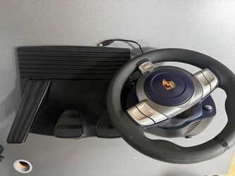 Vintage Porsche Racing Wheel with Pedals