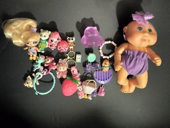 Box of toys for girls