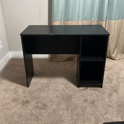 Fully Built Dark Brown Desk