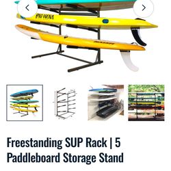 Indoor/outdoor Freestanding Surf Rack