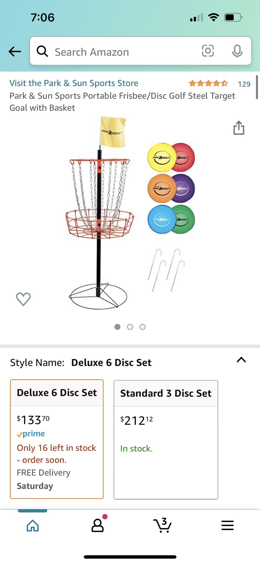 Disc Golf Target Goal Basket