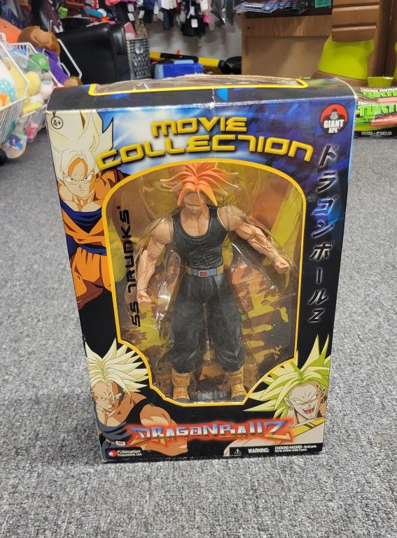 Jakks Pacific Movie Collection DragonBall Z Super Saiyan SS Trunks 9" Figure