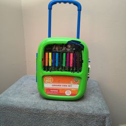 Toy Luggage Set  Dinosaur Markers/Book / Stickers 