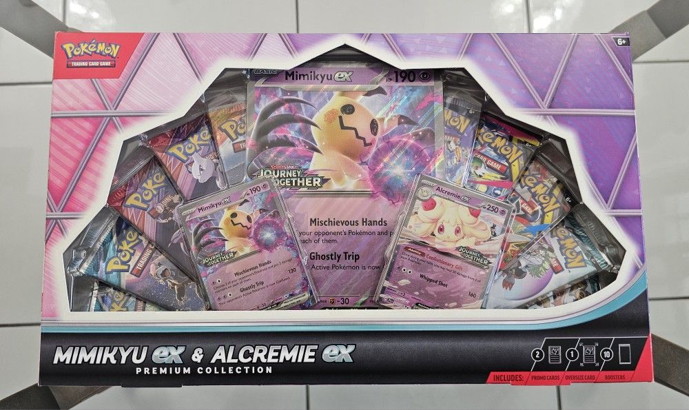 Pokémon TCG – Mimikyu ex & Alcremie ex Premium Collection – Brand New / Factory Sealed
