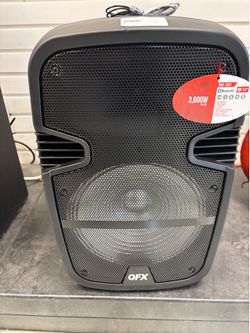 Black QFX portable Speaker