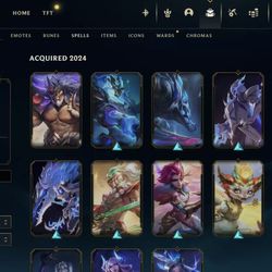 League of legends NA 1500+ skins account