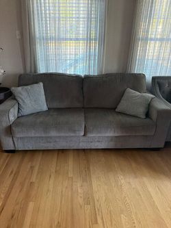 Like-New Gray Fabric Sofa / Couch (Originally $1,000)