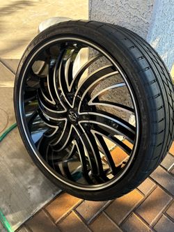 24 INCH WHEELS AND TIRES