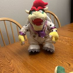 Wedding Bowser Mario Plushie