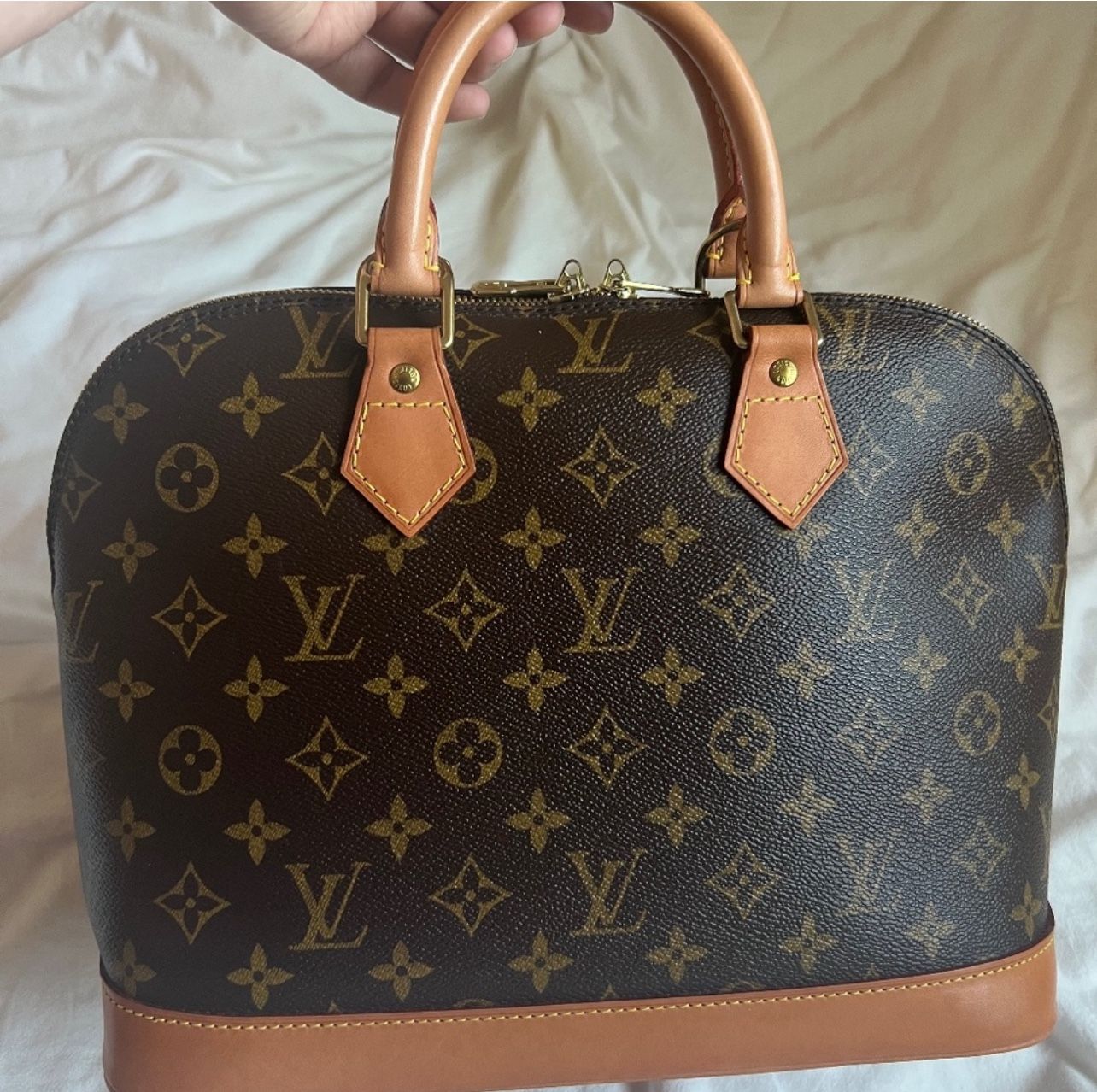 Authentic Louis Vuitton Alma Pm Handbag