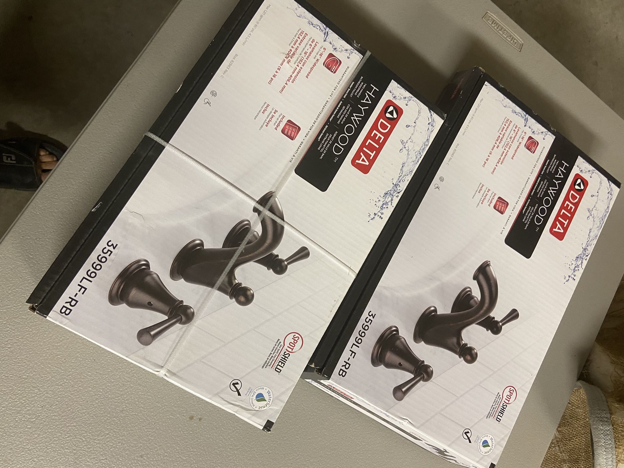 2 DELTA Haywood Faucets Venetian Bronze (New)