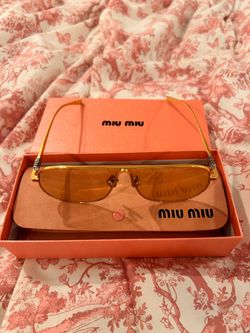 Miu Miu Aviator Sunglasses with Case