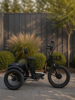 Addmotor Grandtan M-340 Electric Fat Tire Tricycle Trike - Only 21 miles Bike Bicycle