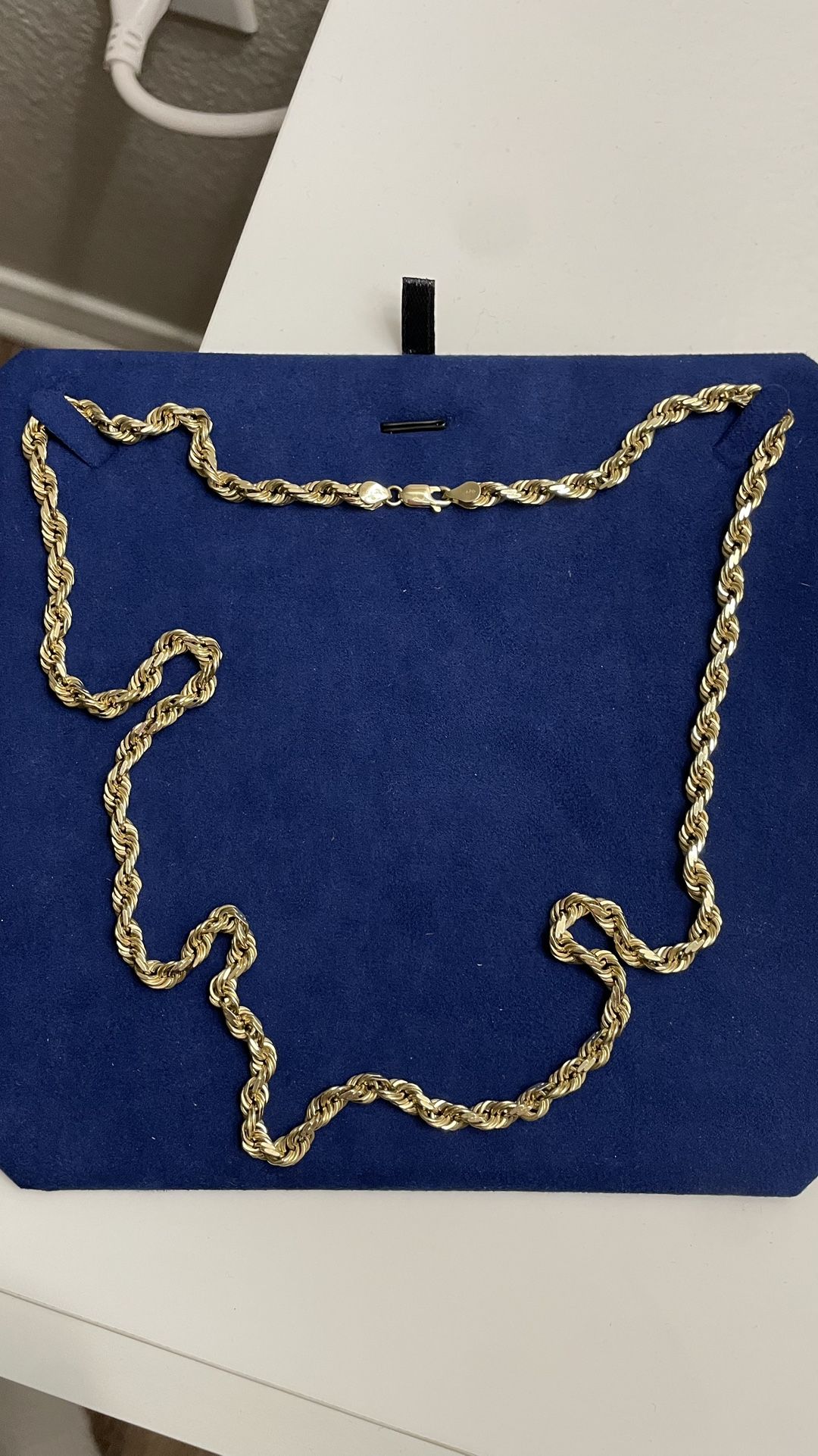 14k gold rope chain