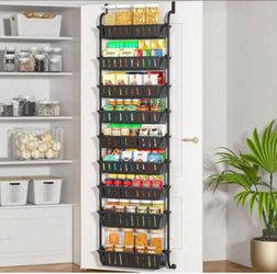 9-Tier Over The Door Pantry Organizer, Pantry Organization and Storage,