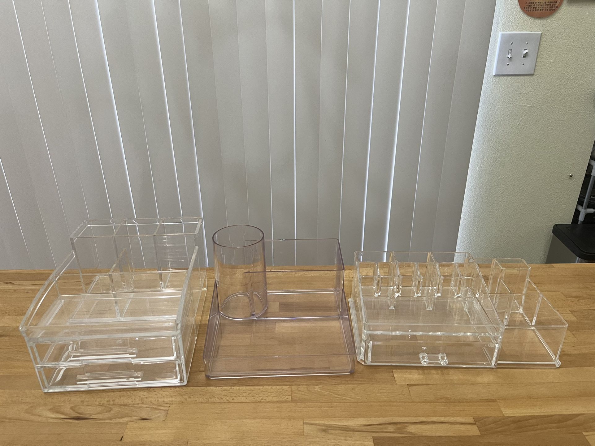 Clear Makeup Organizers