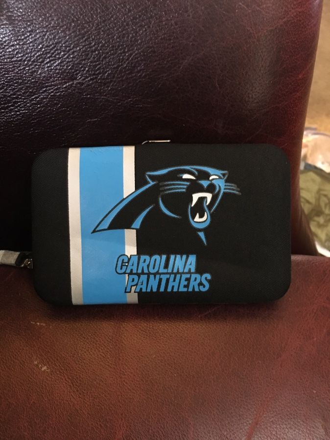 Carolina Panthers wristlet