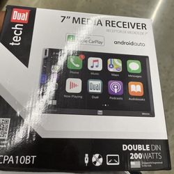 Dual Tech Car Play Stereo 