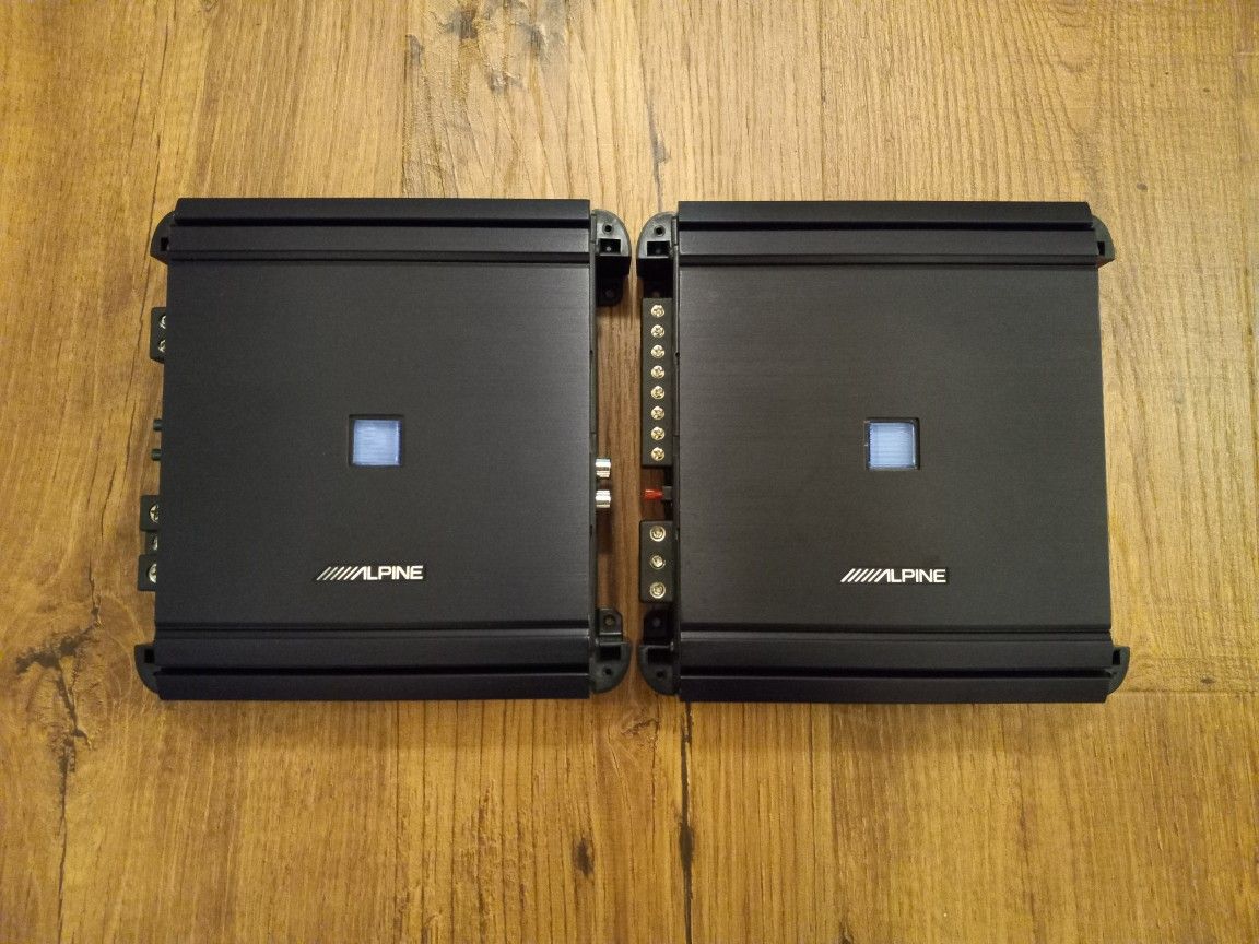 Alpine Car Stereo Amp Set