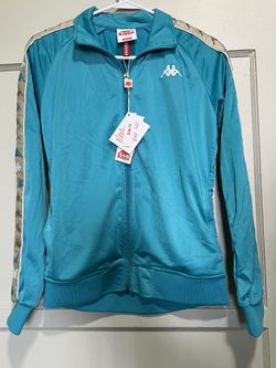Woman Slim Fit Kappa Sweater Blue Peacock-Beige Almond-Brown - White