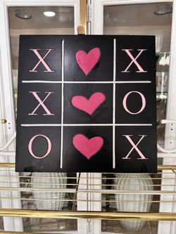 Tik Tac Toe Love Art Piece