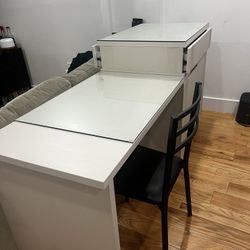 Kitchen Island with Extendable Dining Table