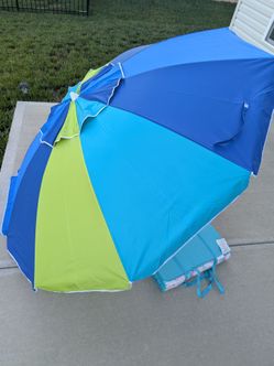 Beach umbrella and mat