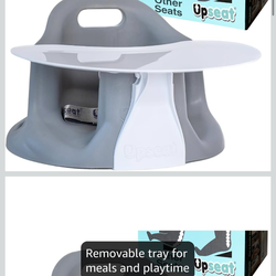 Upseat – The Original Ergonomic Baby Floor & Booster Seat with Tray, Developed with Physical Therapists for Upright Posture & Healthy Hip Development,