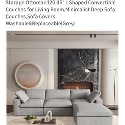 Almost New Sectional Sofa