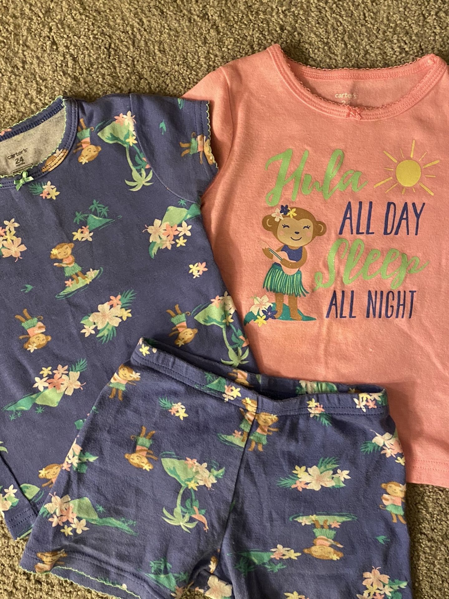 Carter’s Girls 24 Month 3 Piece Sleepwear