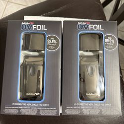 Uv foil shavers