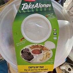 Rubbermaid Take Alongs Chip N Dip Tray