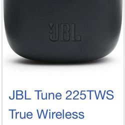 JBL Tune 225TWS True Wireless Earbuds W/USB 3 Cord